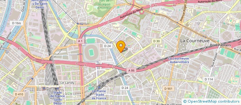 localisation de l'entreprise EUROPE CASH  SAINT-DENIS