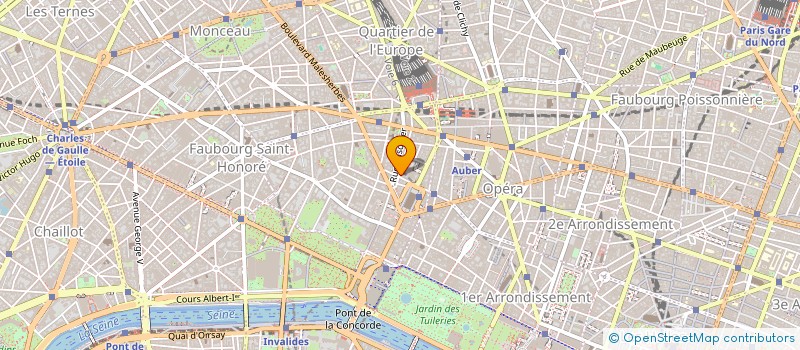 localisation de l'entreprise EUROPE CDF à PARIS