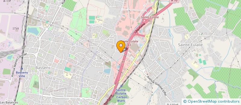 localisation de l'entreprise EUROPE CHAPITEAUX à SAINTE-EULALIE