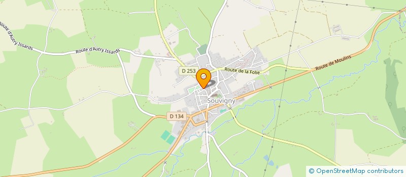 localisation de l'entreprise EUROPE COMMUNICATIONS AVENIR à SOUVIGNY