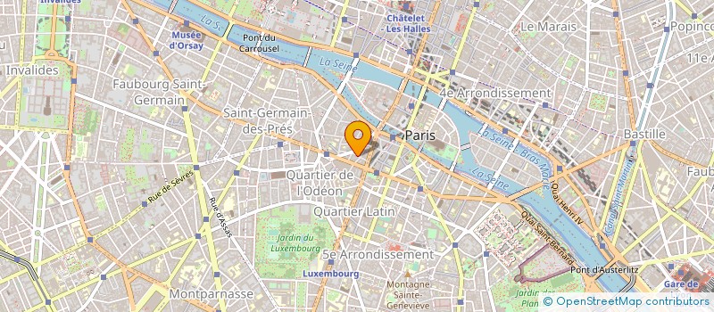 localisation de l'entreprise EUROPE COMPAGNONS  PARIS