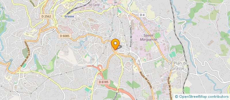 localisation de l'entreprise EUROPE CONSEIL IMPRESSIONS à GRASSE