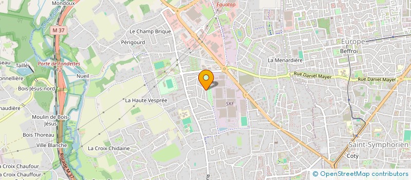 localisation de l'entreprise EUROPE CONSEILS ET MANAGEMENT  SAINT-CYR-SUR-LOIRE