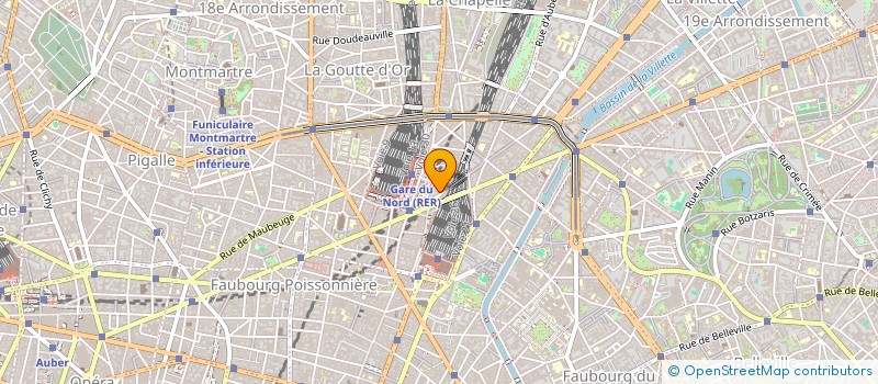 localisation de l'entreprise EUROPE CONSTRUCTION  PARIS