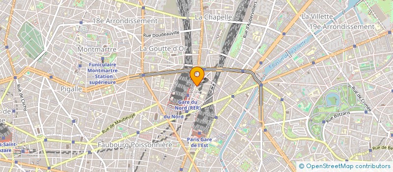 localisation de l'entreprise EUROPE CONSTRUCTION  PARIS