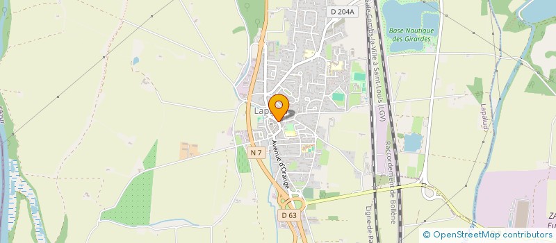 localisation de l'entreprise EUROPE COURTAGE ASSURANCES  LAPALUD