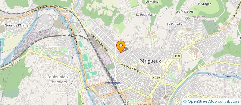 localisation de l'entreprise EUROPE CUIRS SERVICES  PERIGUEUX