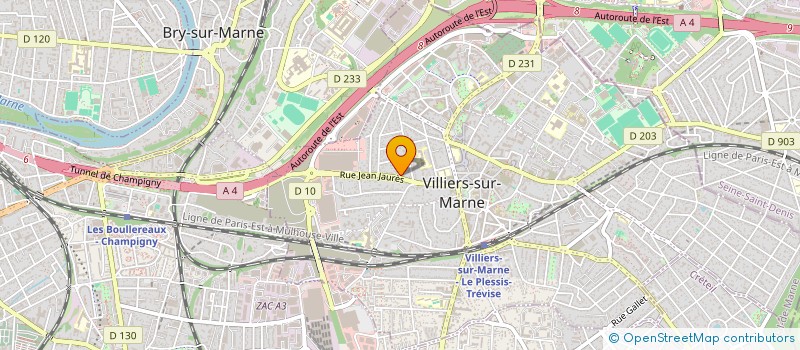 localisation de l'entreprise EUROPE DALLE  VILLIERS-SUR-MARNE