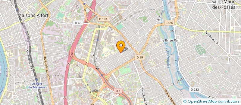 localisation de l'entreprise EUROPE-DECOUPE à CRETEIL