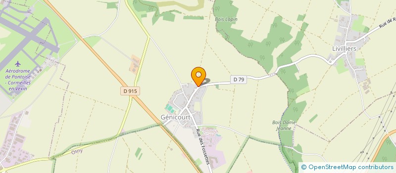 localisation de l'entreprise EUROPE DEMENAGEMENTS  GENICOURT