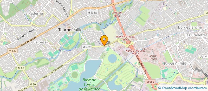 localisation de l'entreprise EUROPE DEMEURES à TOURNEFEUILLE