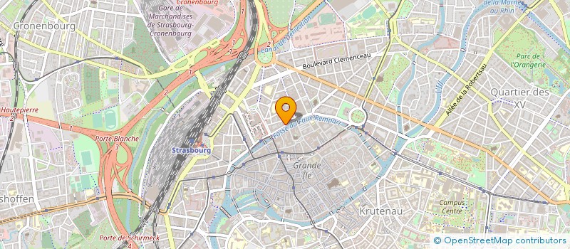 localisation de l'entreprise EUROPE DEVELOPPEMENT à STRASBOURG