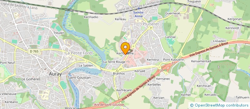 localisation de l'entreprise EUROPE DIFFUSION AUTOMOBILES à PLUNERET