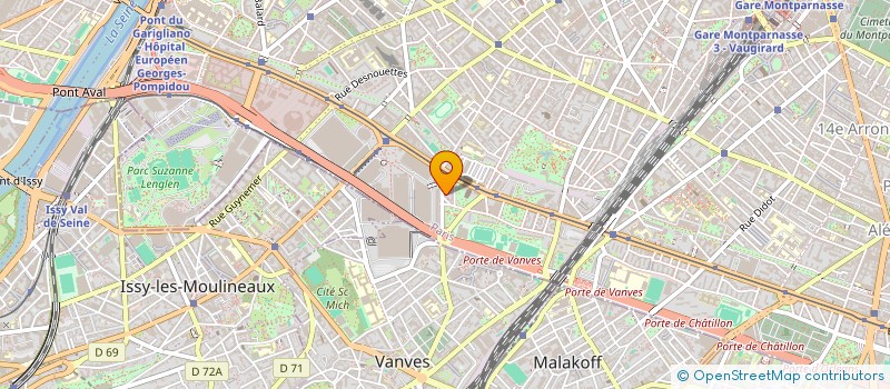 localisation de l'entreprise EUROPE DISPASCH ALIMENTAIRE à PARIS