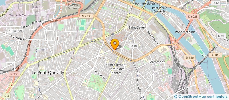 localisation de l'entreprise EUROPE DISTRIBUTION à ROUEN