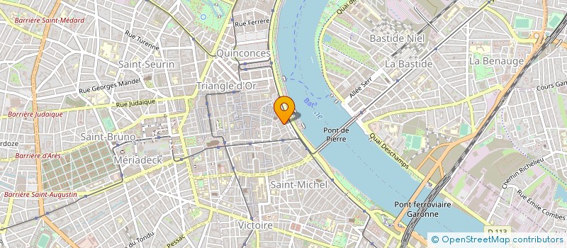 localisation de l'entreprise EUROPE ECOLOGIE - LES VERTS AQUITAINE à BORDEAUX