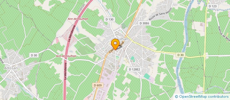 localisation de l'entreprise EUROPE ECOLOGIE LES VERTS LANGUEDOC ROUSSILLON  PAULHAN