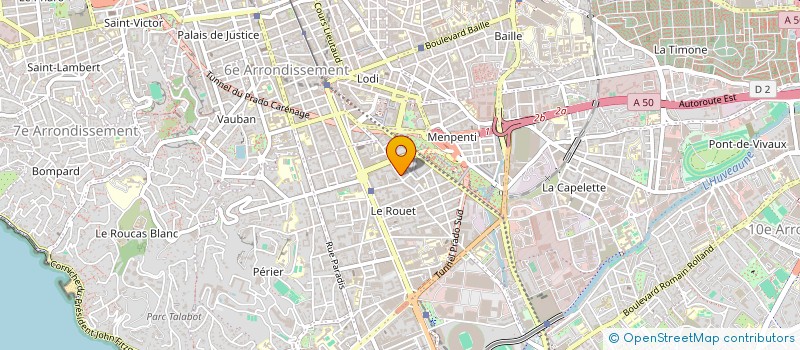 localisation de l'entreprise EUROPE ECOLOGIE LES VERTS PACA à MARSEILLE