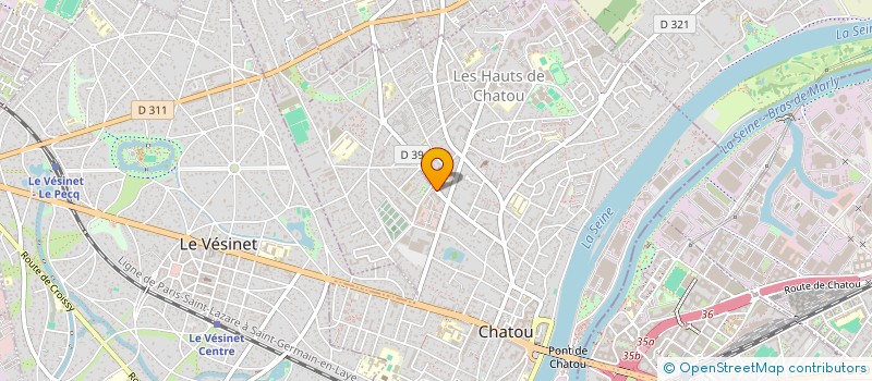 localisation de l'entreprise EUROPE ELECTROMENAGER DISTRIBUTION à CHATOU