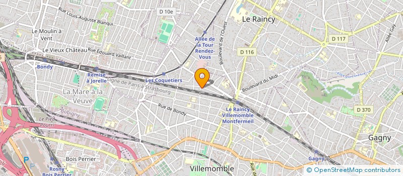 localisation de l'entreprise EUROPE ENERGIE à VILLEMOMBLE