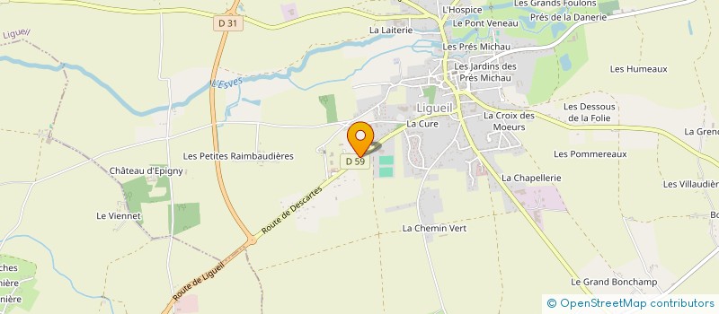 localisation de l'entreprise EUROPE ENGINEERING à LIGUEIL