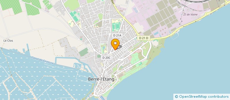 localisation de l'entreprise EUROPE ENVIRONNEMENT  BERRE-L'ETANG