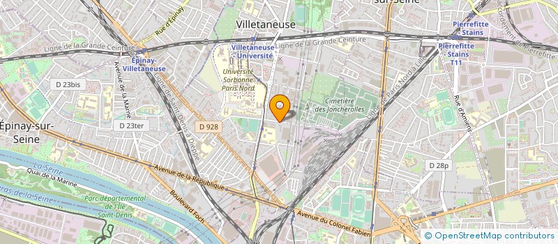 localisation de l'entreprise EUROPE EQUIP PREFABR INDUSTR à VILLETANEUSE