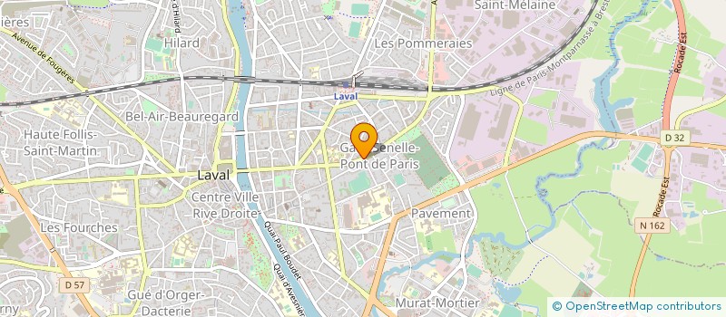 localisation de l'entreprise EUROPE EQUIPEMENT ACTIF SERVICE INDUSTRI à LAVAL