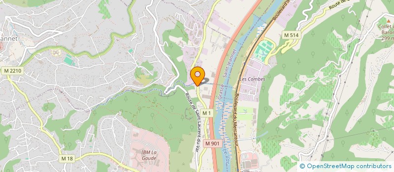 localisation de l'entreprise EUROPE ESPACE  LA GAUDE