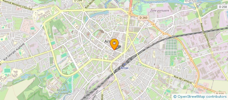 localisation de l'entreprise EUROPE ESPACE IMMOBILIER à ARRAS
