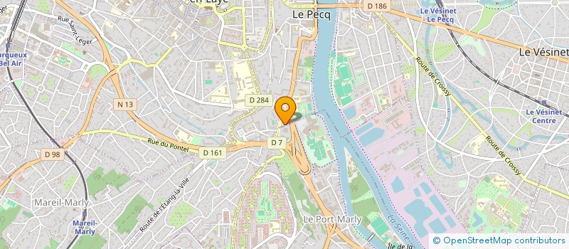 localisation de l'entreprise EUROPE ET SERVICES à LE PECQ