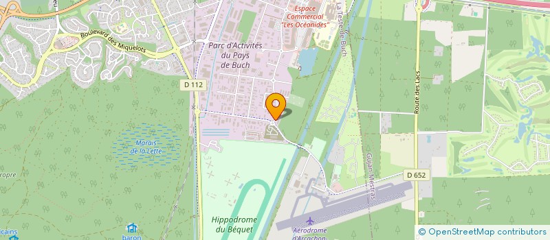 localisation de l'entreprise EUROPE ETUDES ESPACES & ENVIRONNEMENT  LA TESTE-DE-BUCH