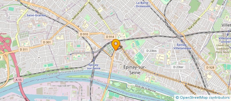 localisation de l'entreprise EUROPE EXPRESS à EPINAY-SUR-SEINE