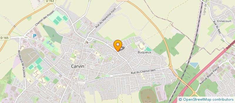 localisation de l'entreprise EUROPE EXPRESS SARL  CARVIN