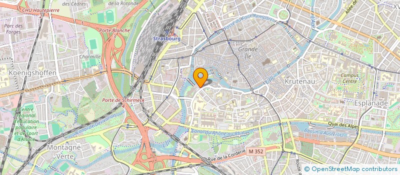 localisation de l'entreprise EUROPE FACETTES SARL à STRASBOURG
