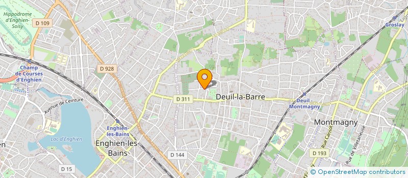 localisation de l'entreprise EUROPE FERMETURES SECURITE SYSTEMES à DEUIL-LA-BARRE