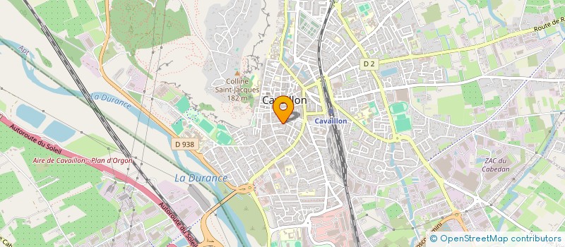 localisation de l'entreprise EUROPE GARAGE à CAVAILLON