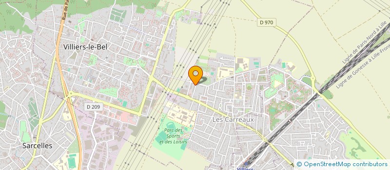 localisation de l'entreprise EUROPE GAZ SYSTEME à VILLIERS-LE-BEL