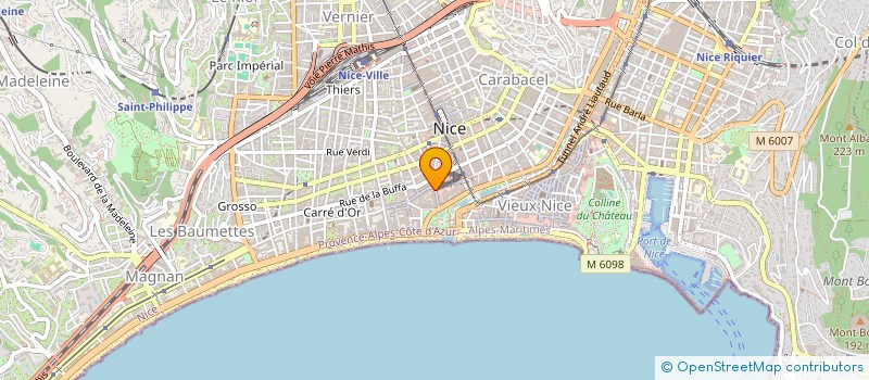 localisation de l'entreprise EUROPE GERANCE LOCATIVE à NICE