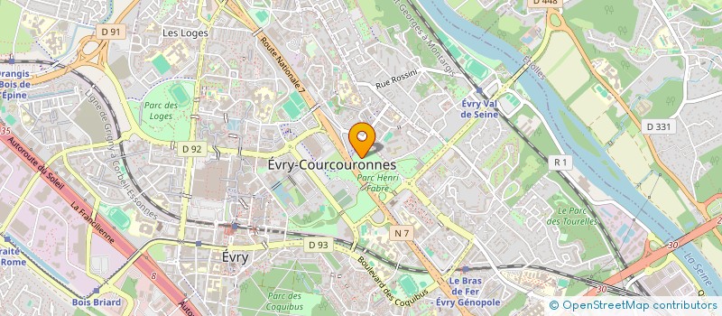 localisation de l'entreprise EUROPE GOLD à EVRY-COURCOURONNES