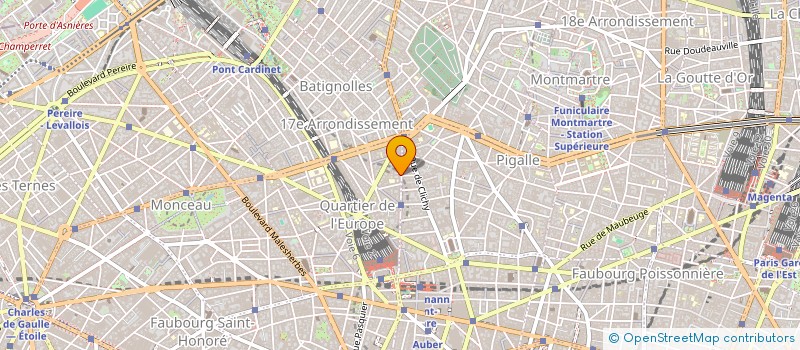 localisation de l'entreprise EUROPE GRAPHIQUES SERVICES à PARIS