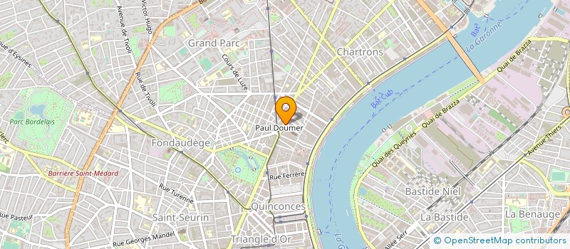 localisation de l'entreprise EUROPE HM à BORDEAUX