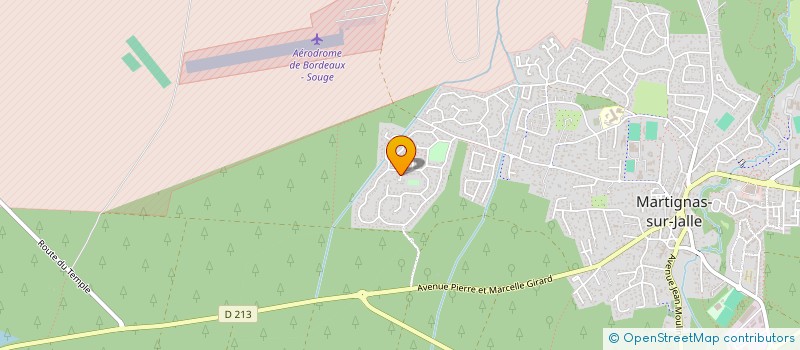 localisation de l'entreprise EUROPE HUMANIT ' AIR  MARTIGNAS-SUR-JALLE