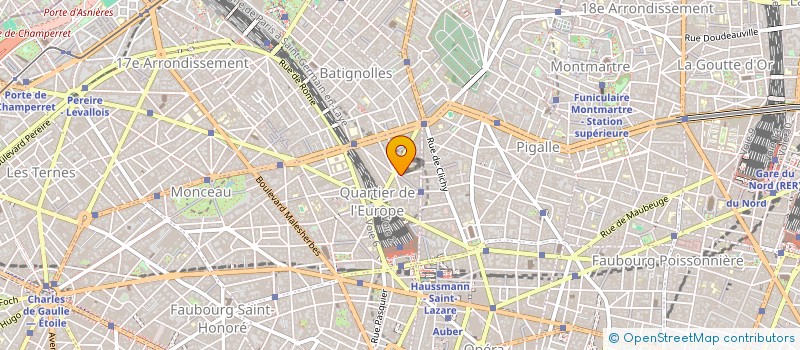 localisation de l'entreprise EUROPE IMMO  PARIS