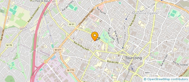 localisation de l'entreprise EUROPE IMMO  TOURCOING