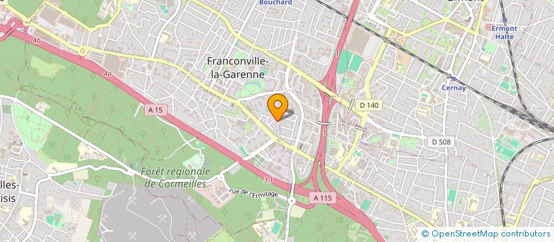 localisation de l'entreprise EUROPE IMMOBILIER  FRANCONVILLE