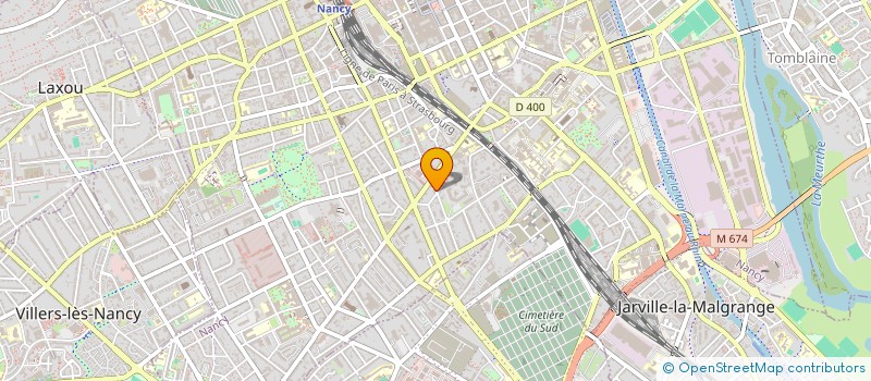 localisation de l'entreprise EUROPE IMMOBILIERE à NANCY