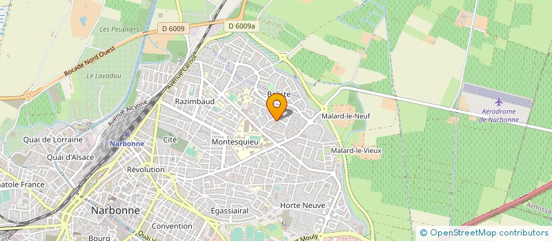 localisation de l'entreprise EUROPE INTER DIFFUSION à NARBONNE