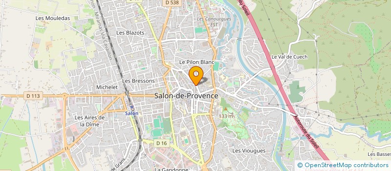 localisation de l'entreprise EUROPE INTERIM  SALON-DE-PROVENCE