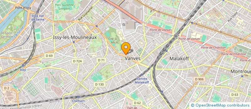 localisation de l'entreprise EUROPE LAVERIE LIBRE SERVICE  VANVES